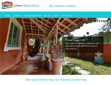 Tablet Screenshot of joshuasbeachhouse.com